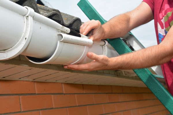 Large Gutter Repair in Louisburg