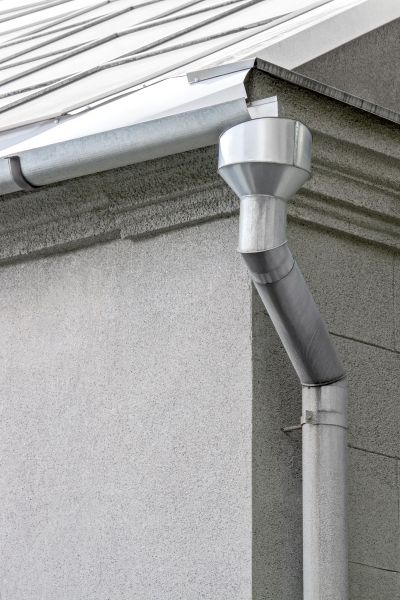 Galvanized Gutter Installation in Louisburg
