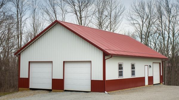 Barn Downspout Repair in Louisburg
