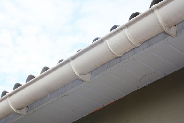 Plastic Gutter Installation in Louisburg