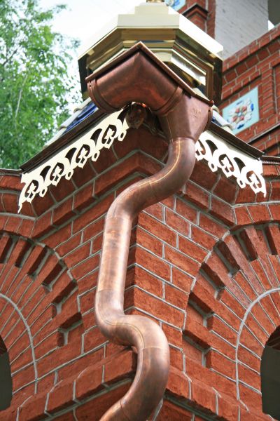 Church Downspout Installation in Louisburg